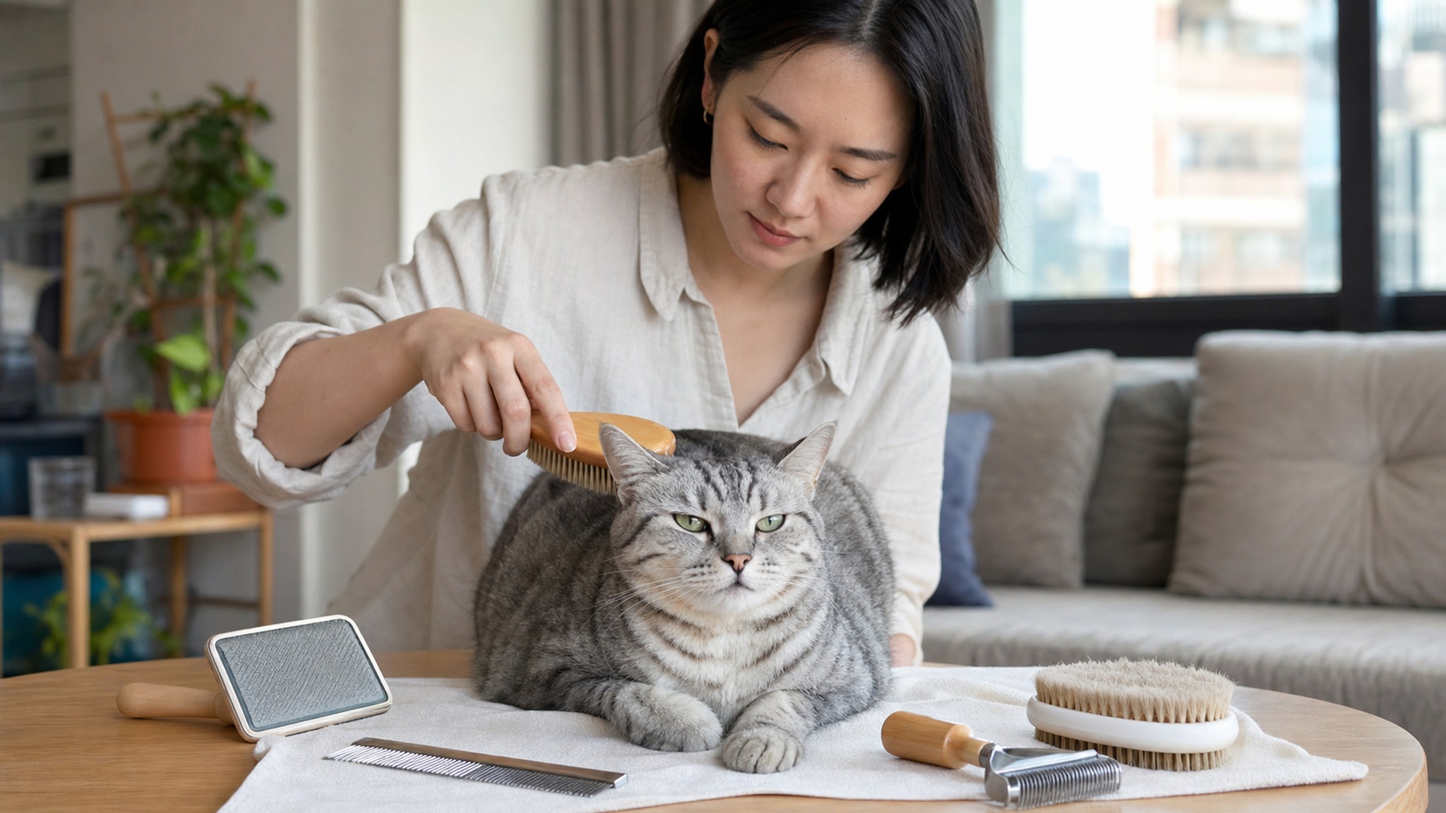 貓咪梳子怎麼選？先看廢毛、打結和皮膚敏感程度