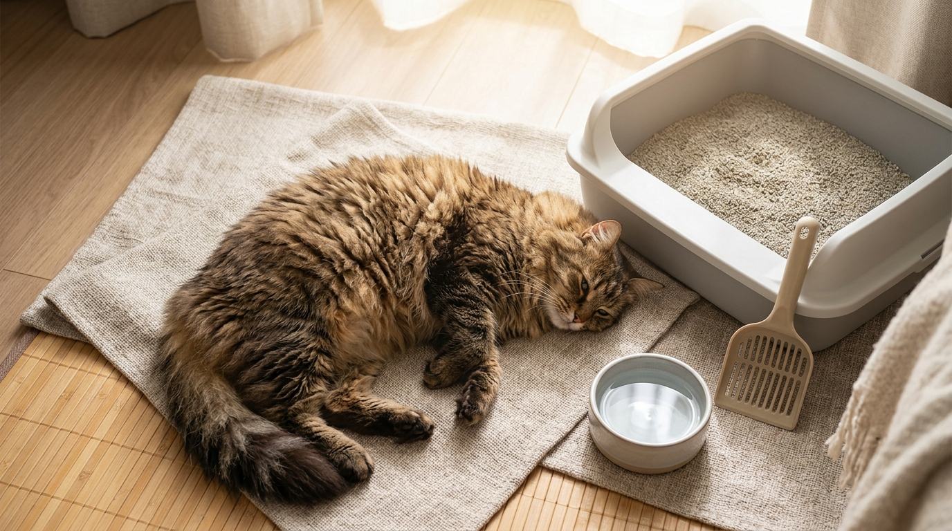 What to Do About Cat Diarrhea? Understand the Causes, Color Interpretation, and When to See a Vet for Soft or Watery Stools