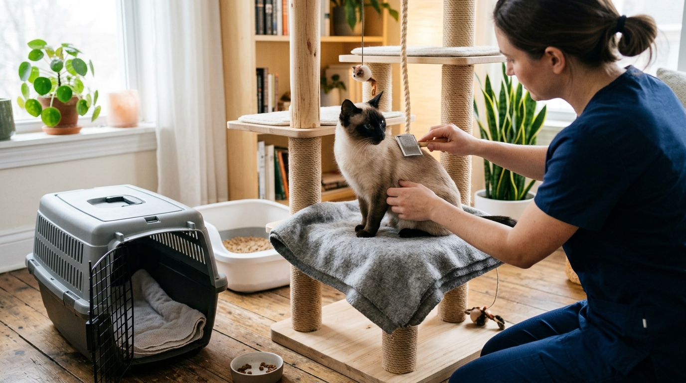 Do Cats Need to Fast Before Grooming? Understanding Feeding, Nail Trimming, and Car Sickness Vomiting Risks on Grooming Day