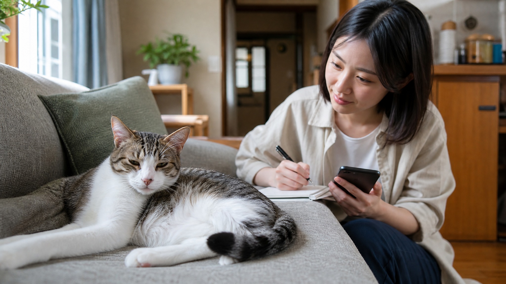 貓咪心臟病居家紀錄怎麼做？呼吸、活動力和食慾變化這樣追蹤