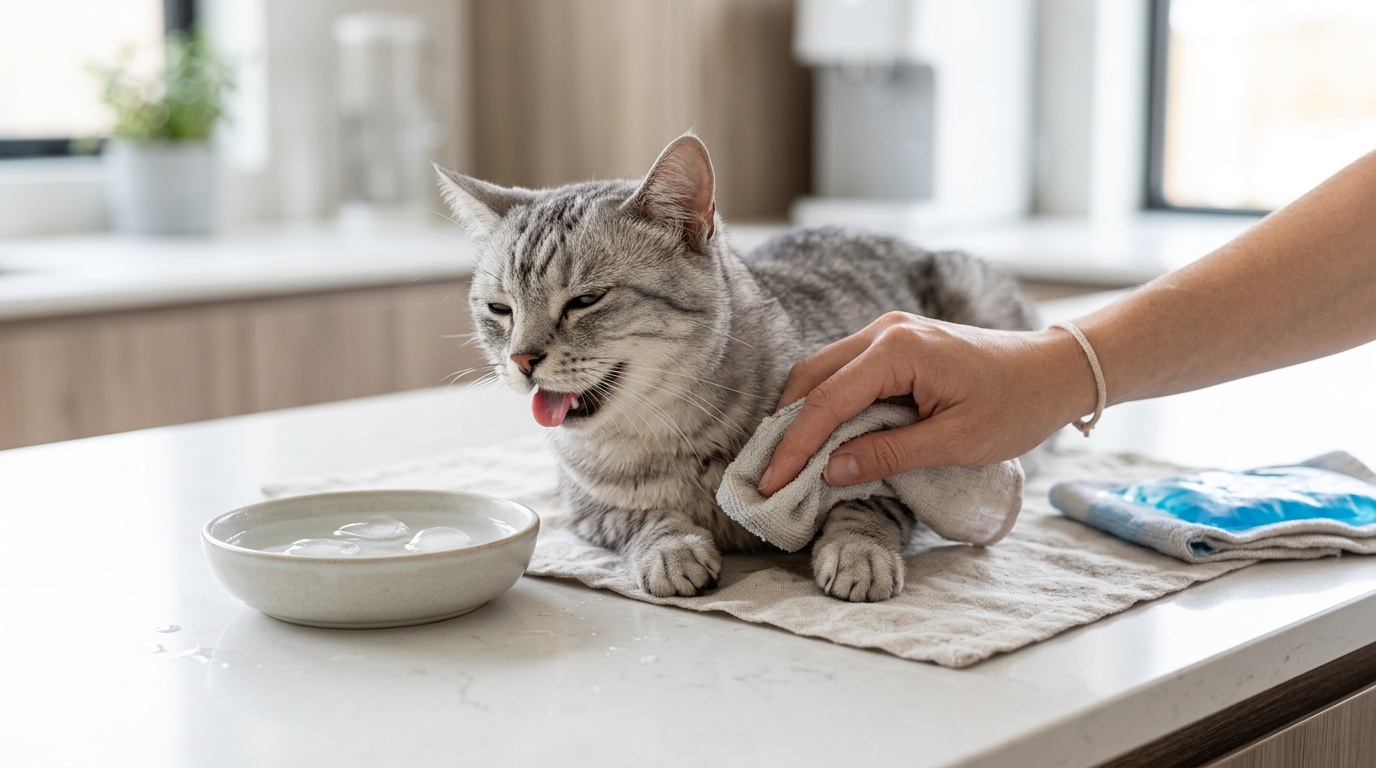 What to Do If Your Cat Has Heatstroke? Emergency Steps, Cooling Methods, and When to Seek Veterinary Care for Feline Heat Exhaustion This Summer