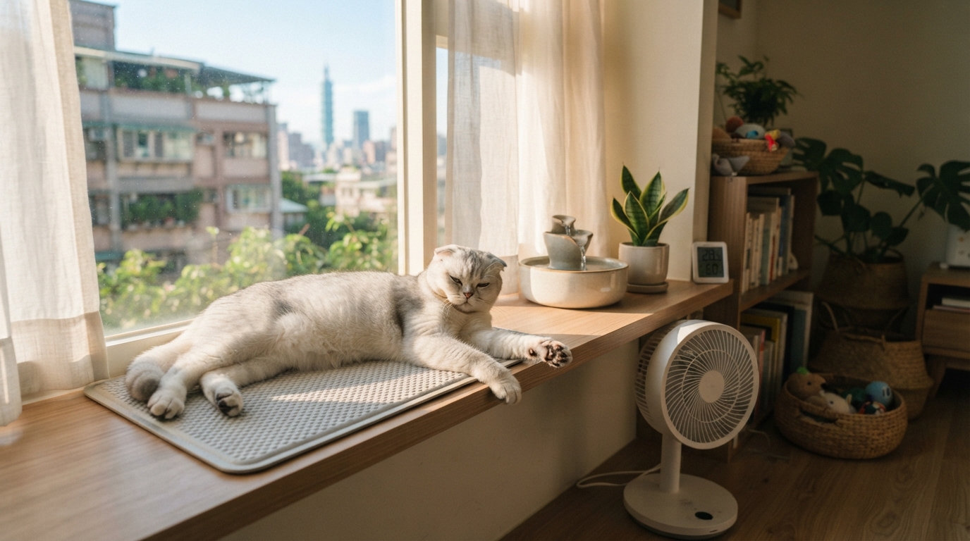 Do Cats Get Hot? Understanding Their Heat Tolerance, Cooling Methods, and When to Turn on the AC in Taiwan