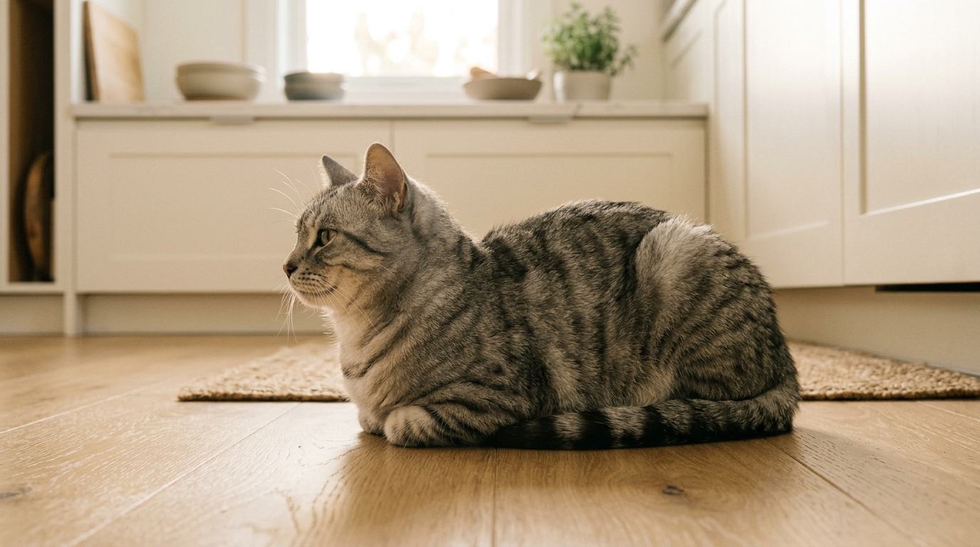Cat "Mother Hen" Squat vs. Normal Sitting: How to Tell the Difference by Limb Position, Breathing, and Relaxation Level