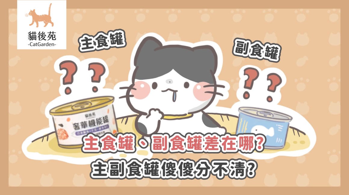 貓咪主食罐怎麼選？主食罐、副食罐、機能罐差異大解析，一篇搞懂不踩雷！
