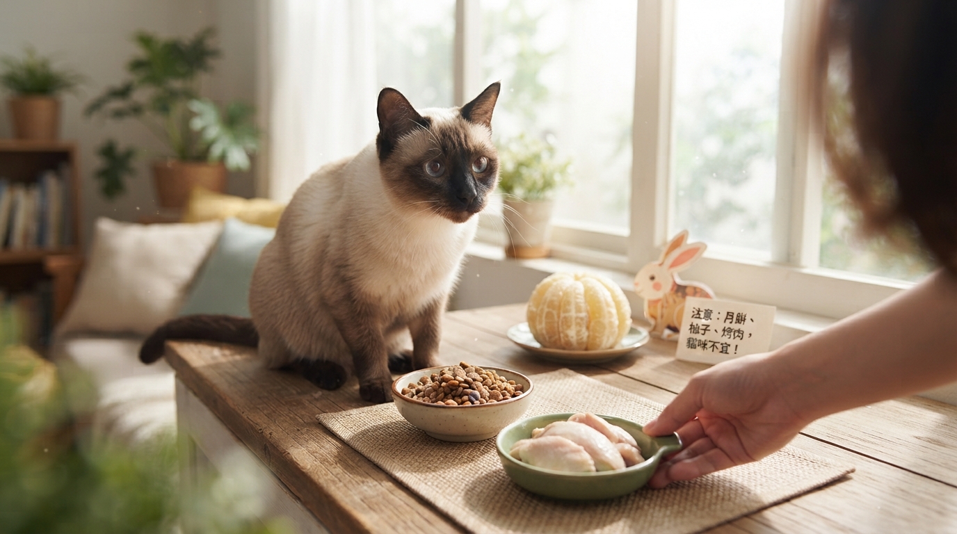 What to Watch Out For With Your Cat's Diet During the Mid-Autumn Festival? Can Cats Eat Mooncakes, Pomelos, and BBQ Ingredients? A Safety Guide