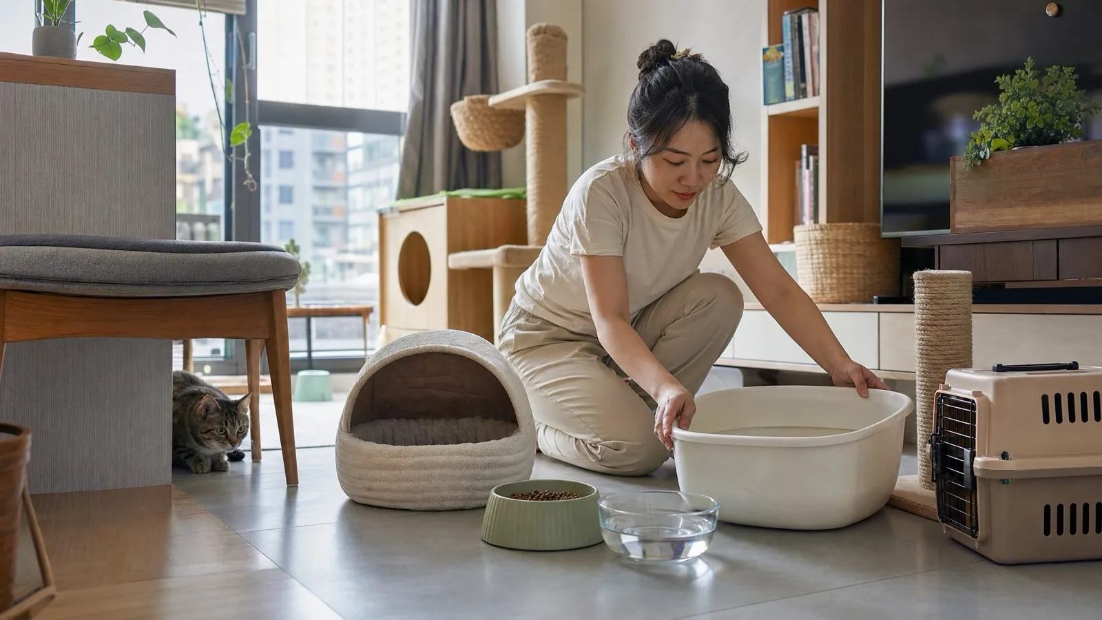 接貓咪回家第一週怎麼照顧?環境、飲食與讓牠安心的準備