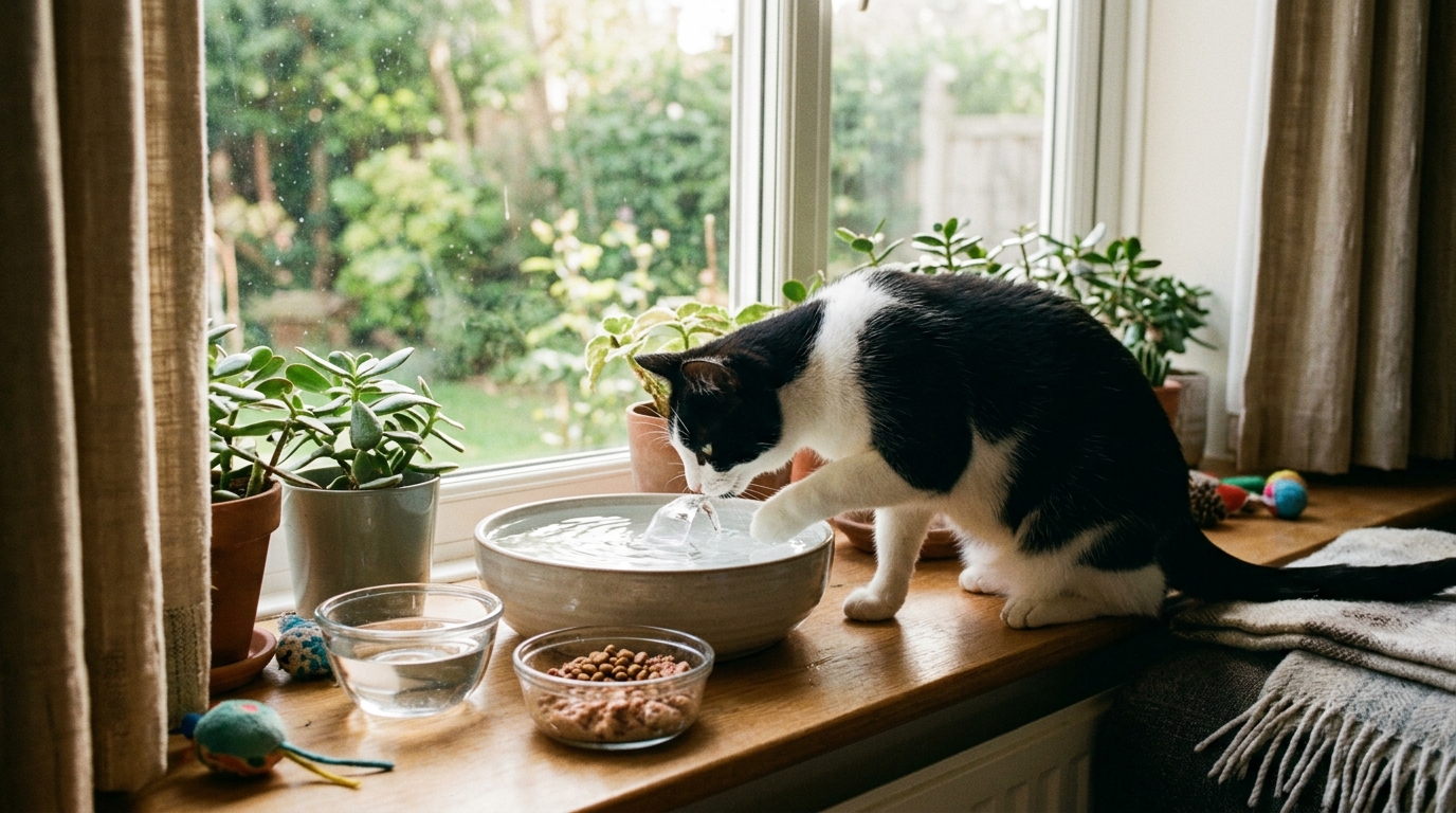 What to Do If Your Cat Isn't Drinking Water? Summer Hydration Tips, Wet Food Ratios, and Dehydration Signs Explained