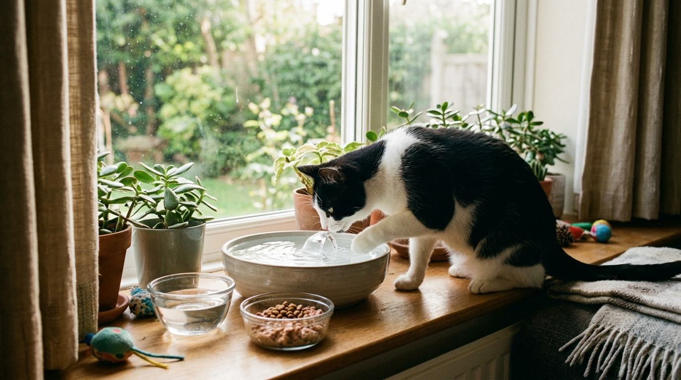 What to Do If Your Cat Isn't Drinking Water? Summer Hydration Tips, Wet Food Ratios, and Dehydration Signs Explained