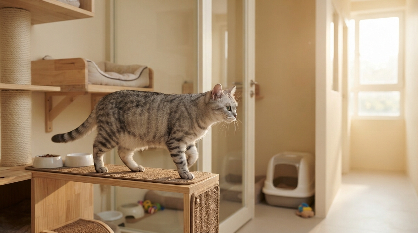 How to Choose a Private Cat Boarding Room? A Guide to Single Cat Suites, Soundproofing, Ventilation, and Multi-Cat Family Rooms