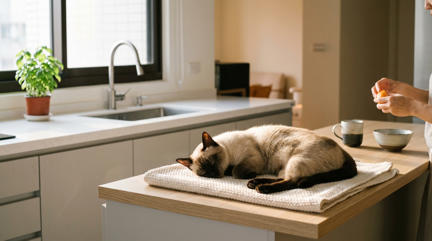 猫が離れて寝るのは嫌われているから？まず信頼・温度・縄張り感覚をチェック