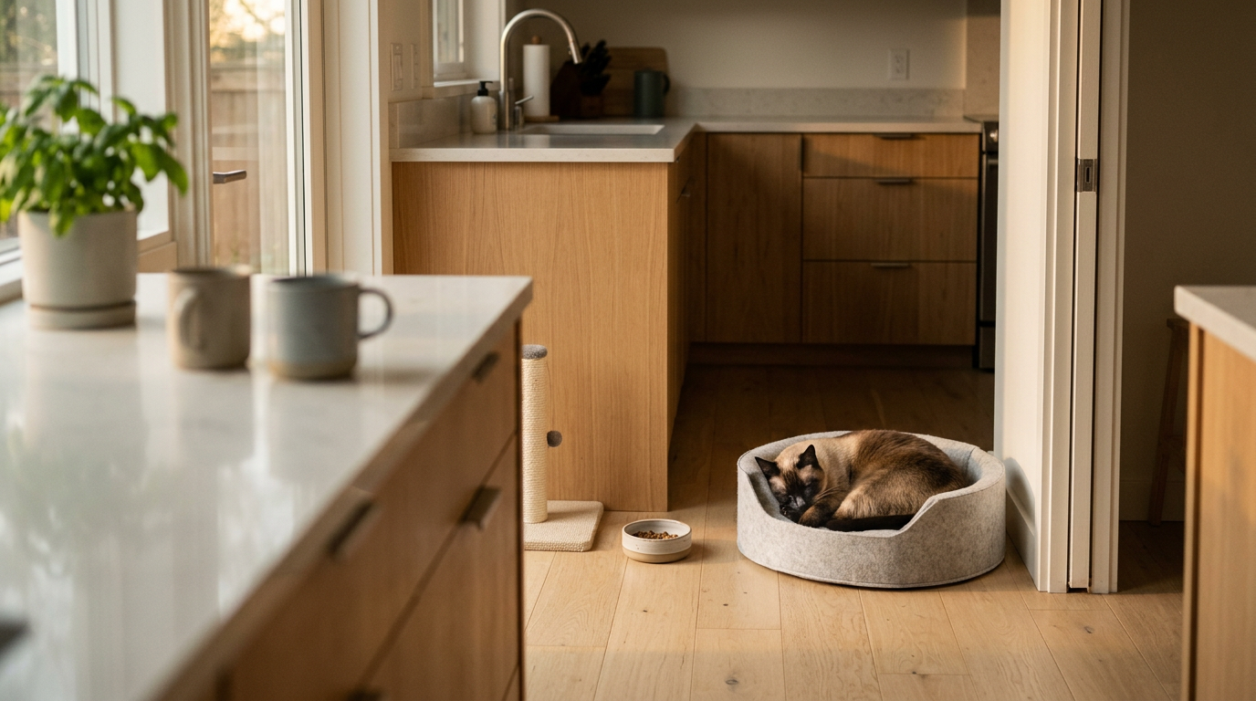 What Does Your Cat's Sleeping Spot Reveal? Decoding Trust from Sleeping Beside You to at the Door
