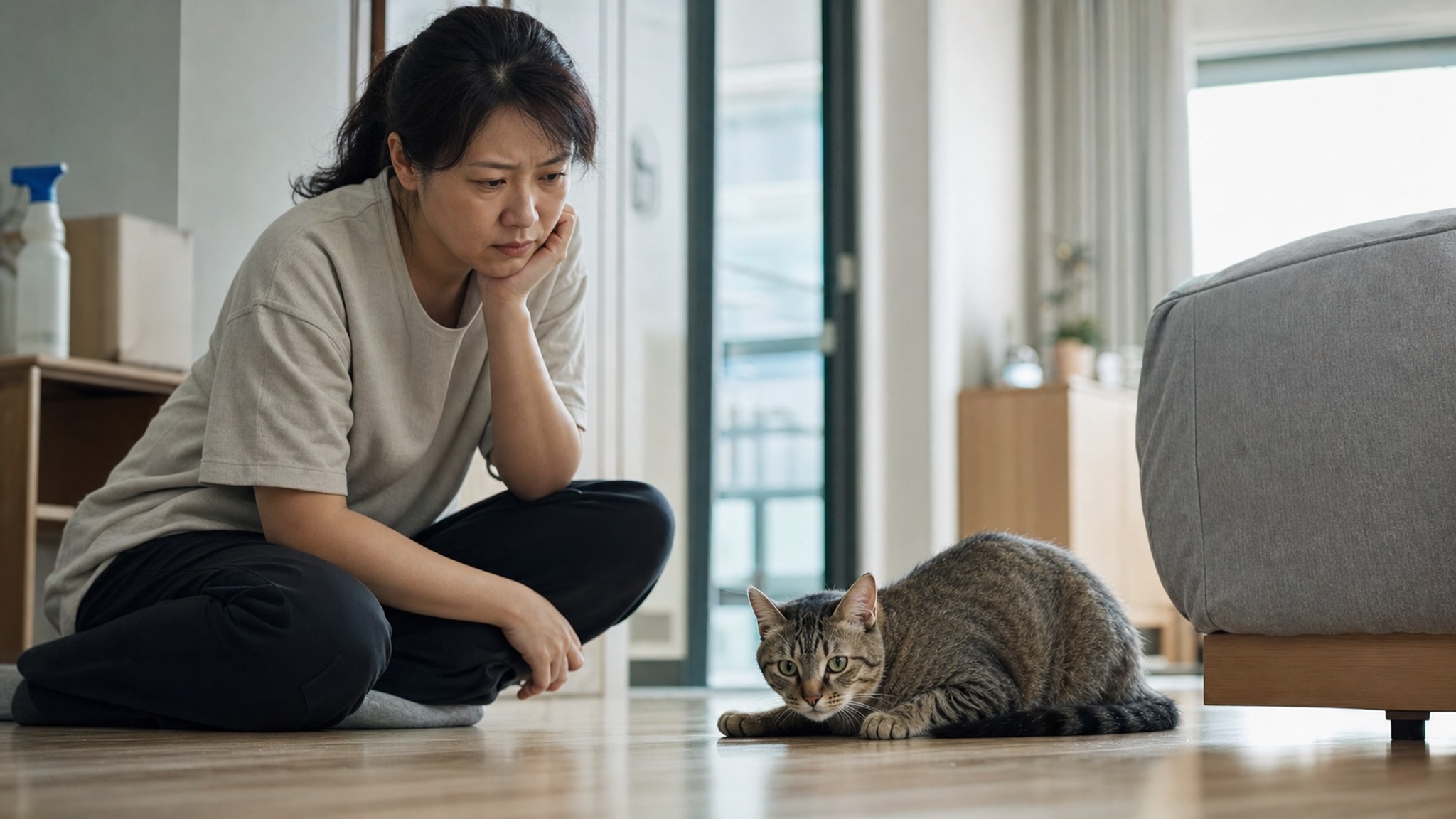 貓咪姿勢怪怪的是不舒服嗎？弓背、縮腹和趴低警訊先這樣看