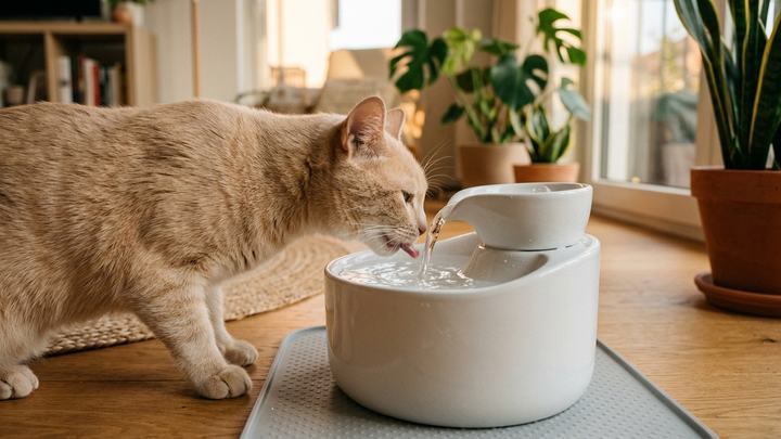 貓咪飲水機推薦怎麼挑?夏天多喝水的款式、材質與清洗重點一次看懂