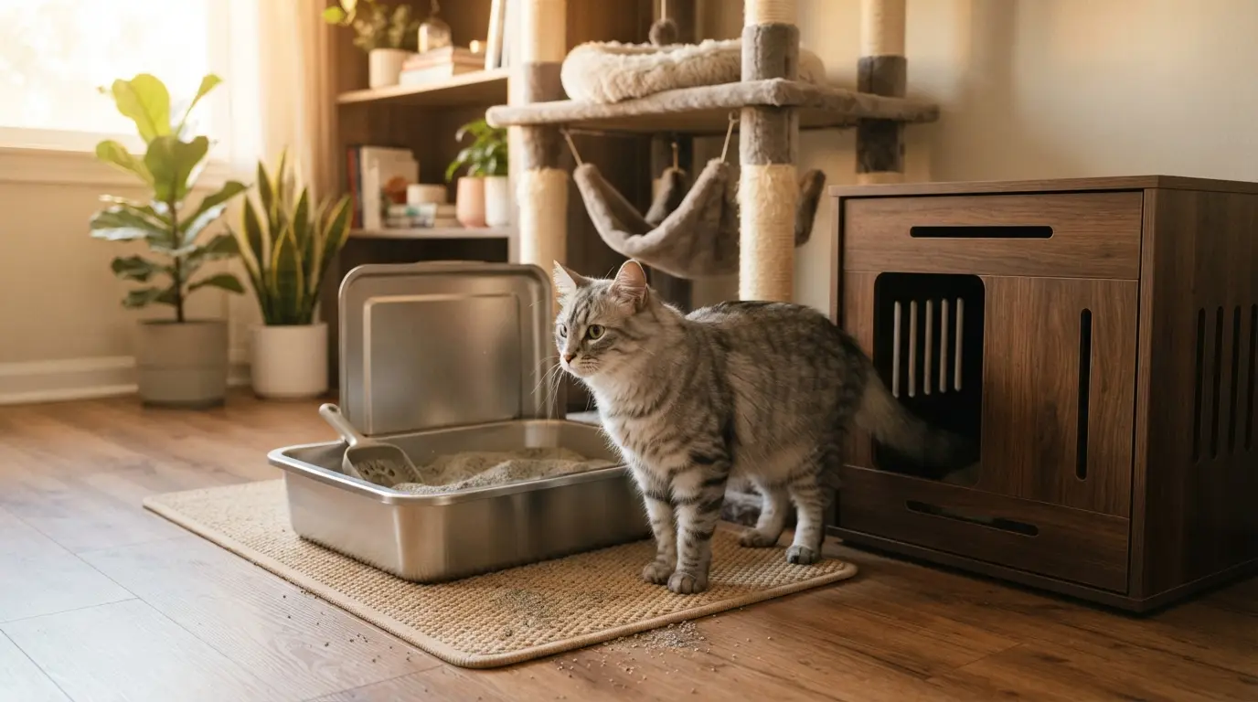 Closed vs. Open Litter Boxes: Which is Better? Odor Control, Heat Risk, and Cat Acceptance Explained