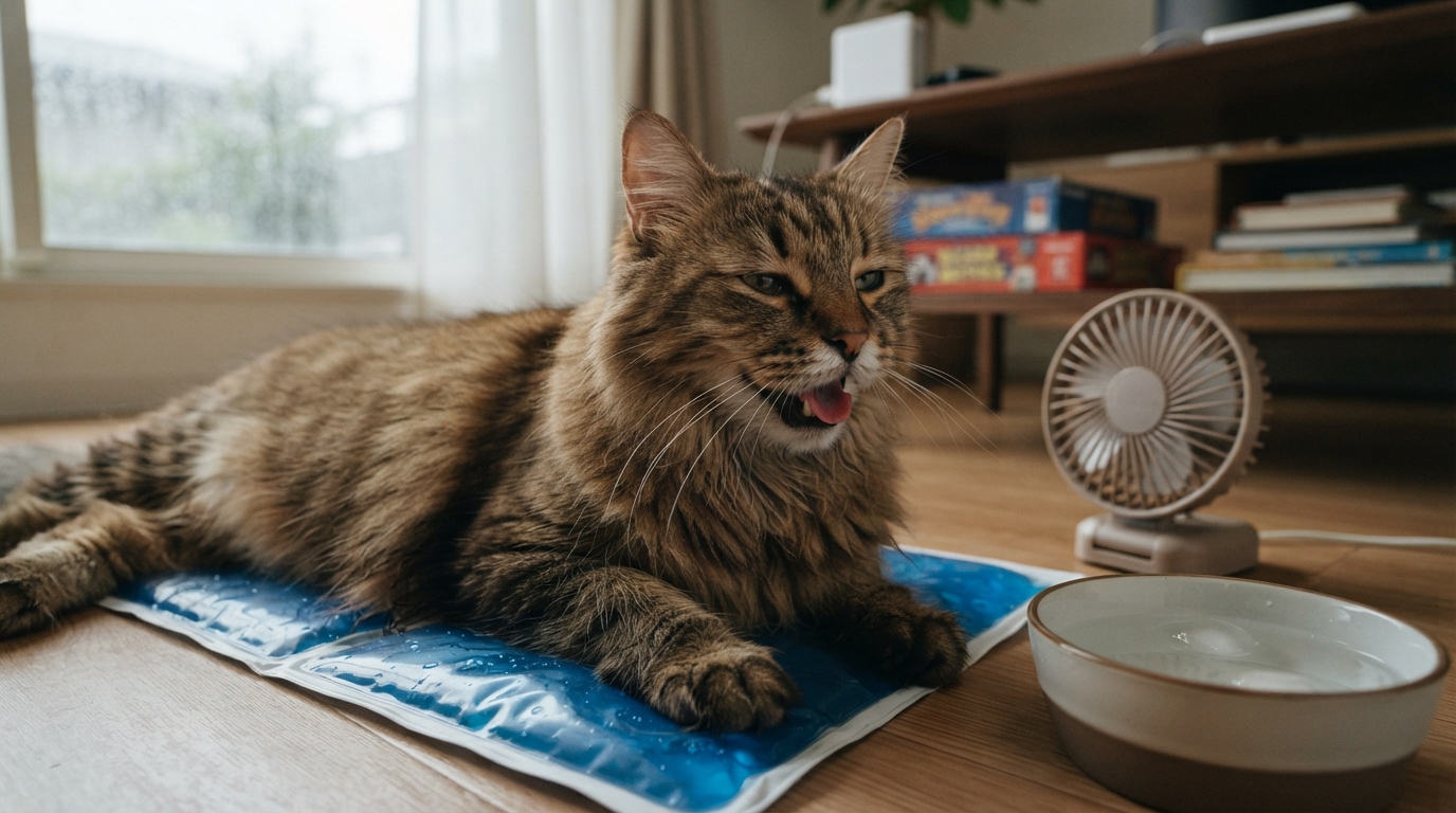 How to Cool Down Your Cat During a Typhoon Power Outage? Prepare a Backup Checklist and Understand Heatstroke Signs